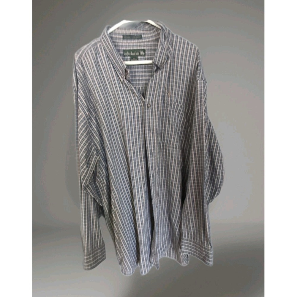 Knights Of The Round Table Men's Gray Button Front Shirt 3XL‎  Plaid